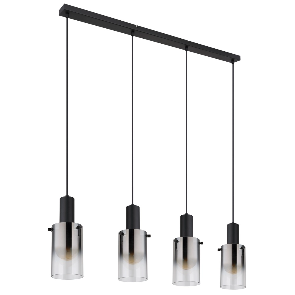 Lampe suspendue à 4 lumières Florentina Design noir Globo 9007371457236