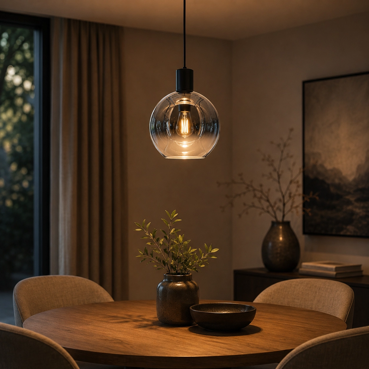 Lampe suspendue Rosario Ø 20cm