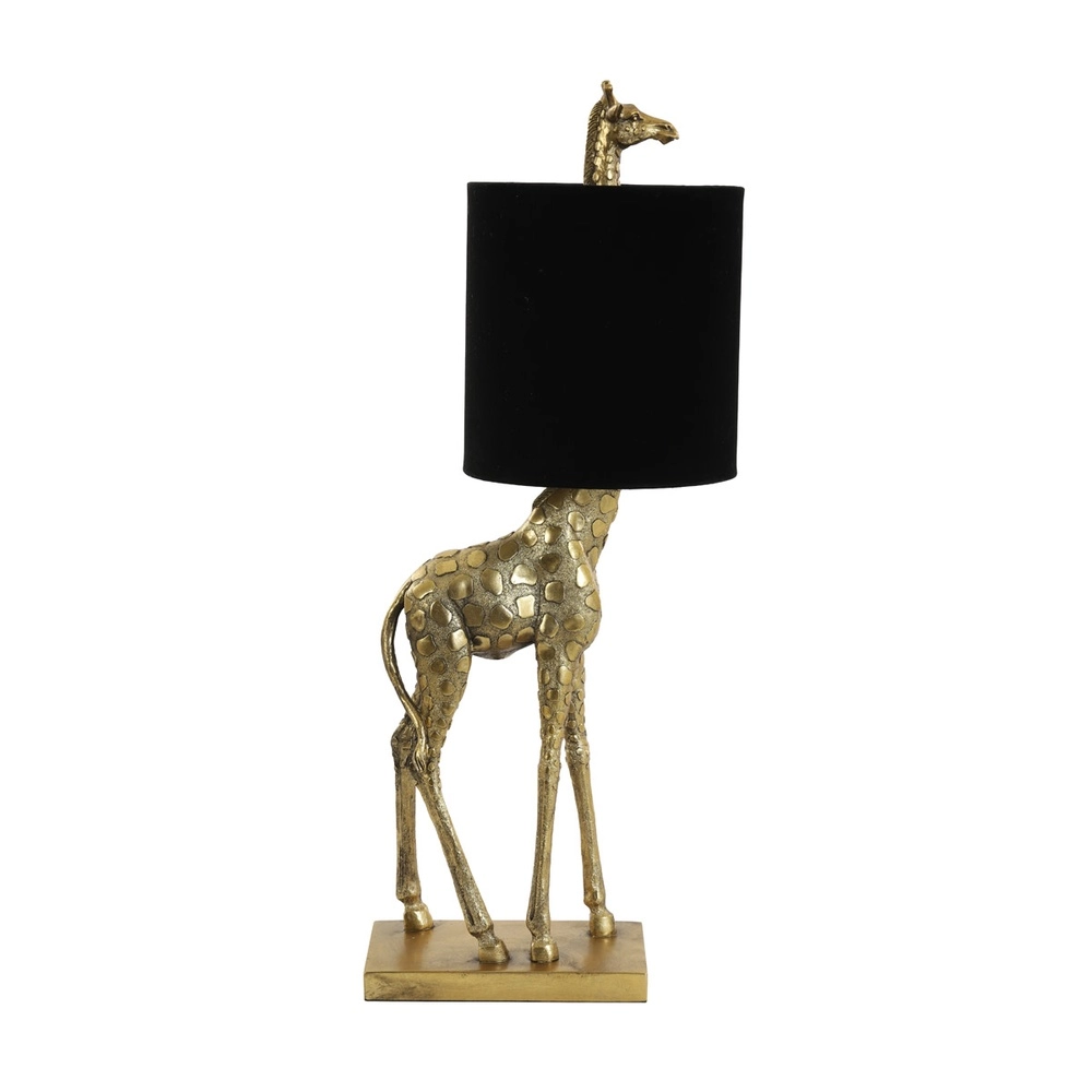 Lampe de table Giraffe Bronze de 68 cm avec du noir Light & Living 8717807609429
