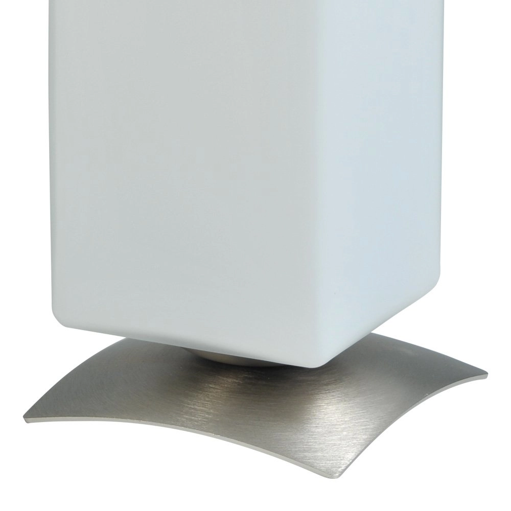 Lampe de table Oblica Square 31cm gris métallisé Masterlight 8718121011660