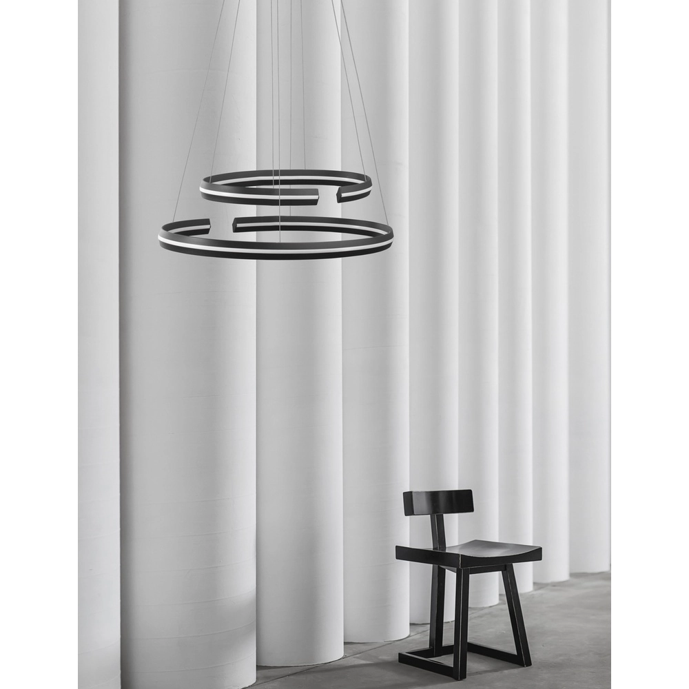 Suspension noire Torrente ovale Suspension noire Torrente ovale