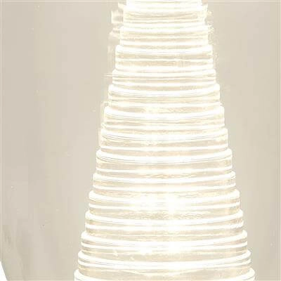 Lampe de table Cyclone chromé avec verre transparent Searchlight 5053423176017