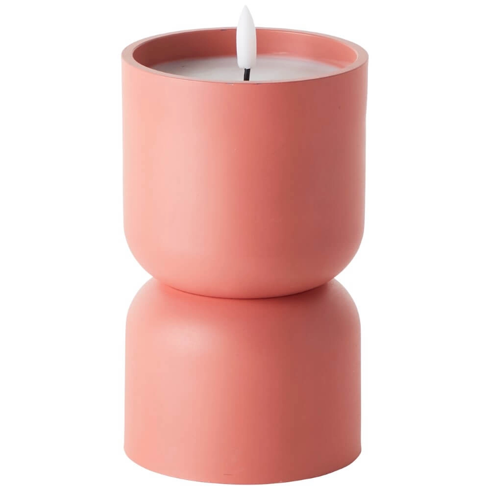 Lampe bougie Lovere orange 18,5 cm Brilliant 4004353435485
