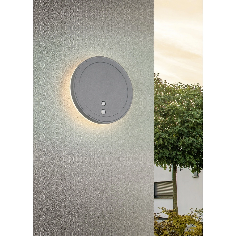 Applique murale design Fortaleza rond anthracite Trio 4017807647907