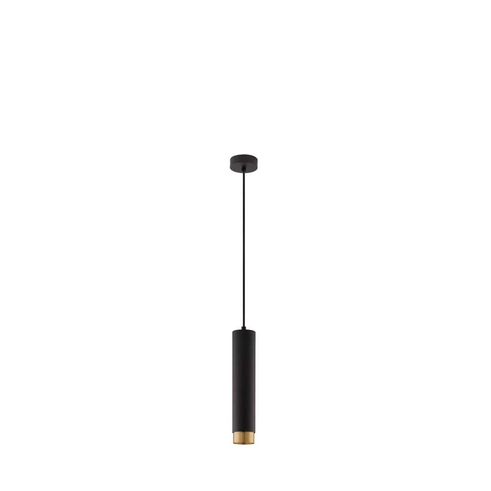 Suspension Pongo M simple 30cm noir avec or Lyora 5212017430328