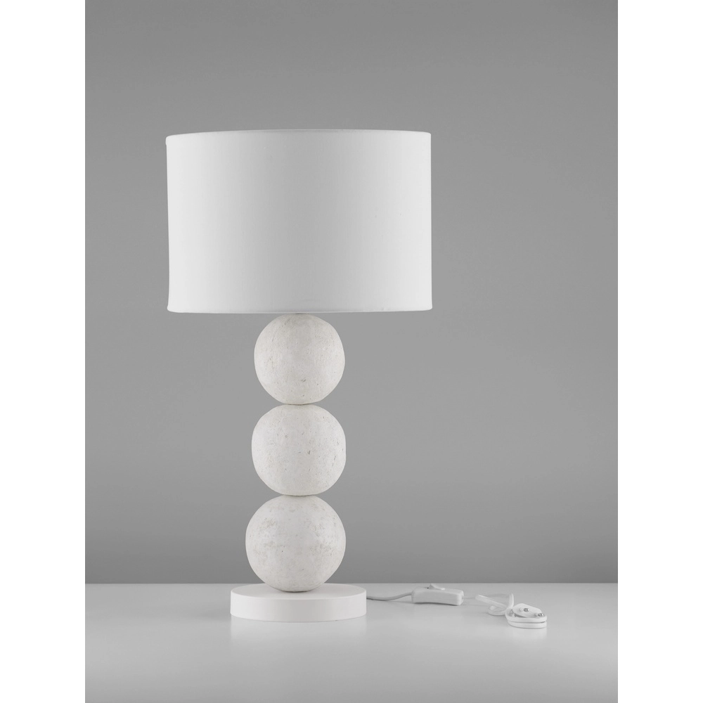 Lampe de table blanche Chamois concevoir Lyora 5212017468208