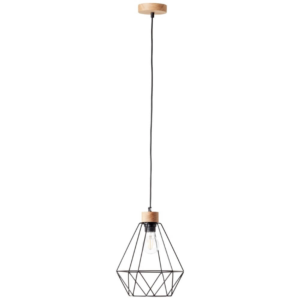 Lampe suspendue Ø 25cm Drewno rural Brilliant 4004353396465