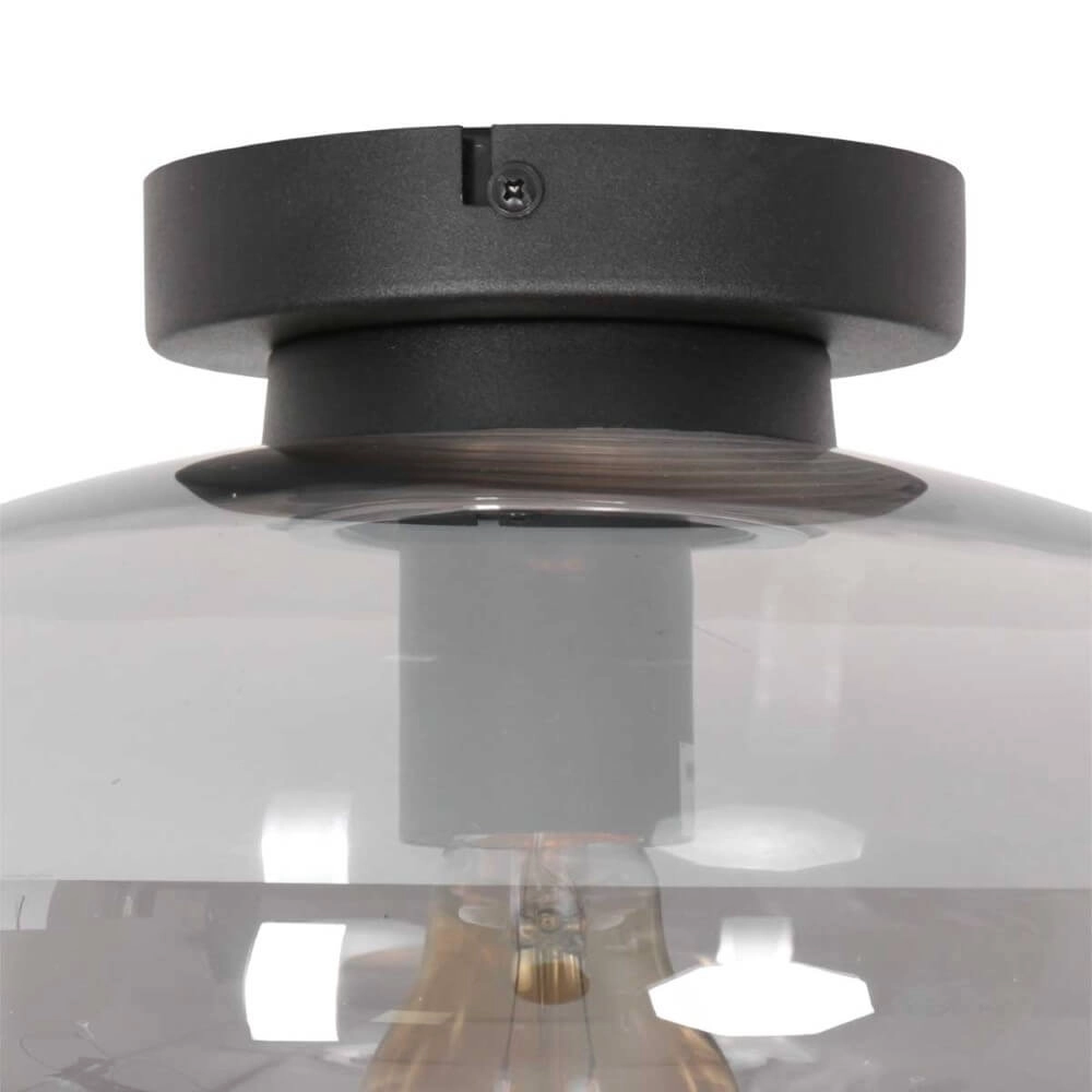 Plafonnier en verre Reflexion ovale Ø 30cm Steinhauer 8712746161335