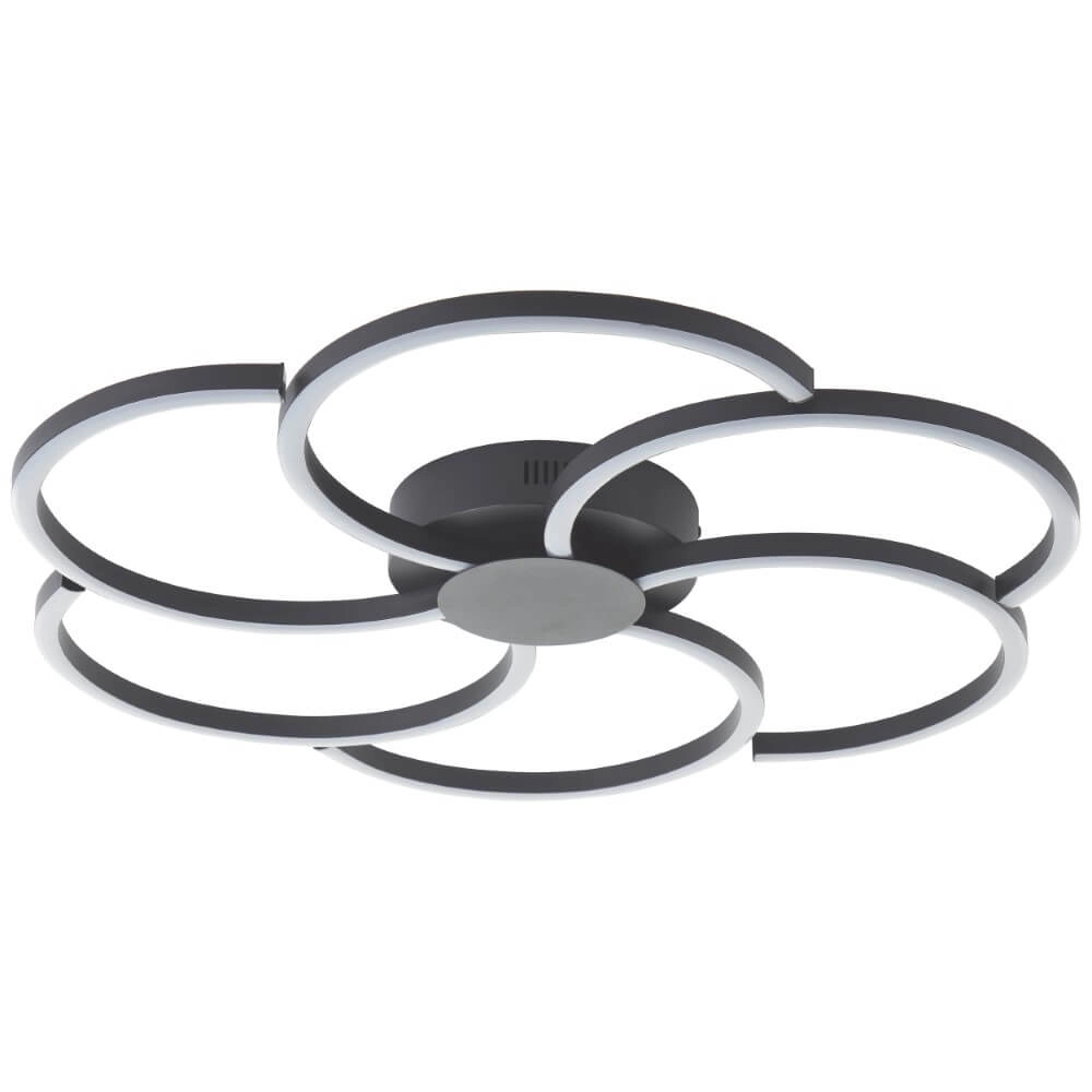 Plafonnier orientable Fico noir Brilliant 4004353441240