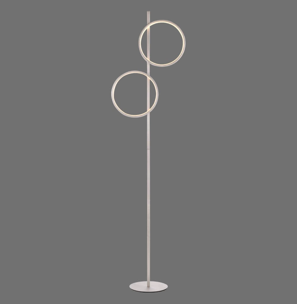 Lampadaire Mini Ritus argent Just Light 4043689002091