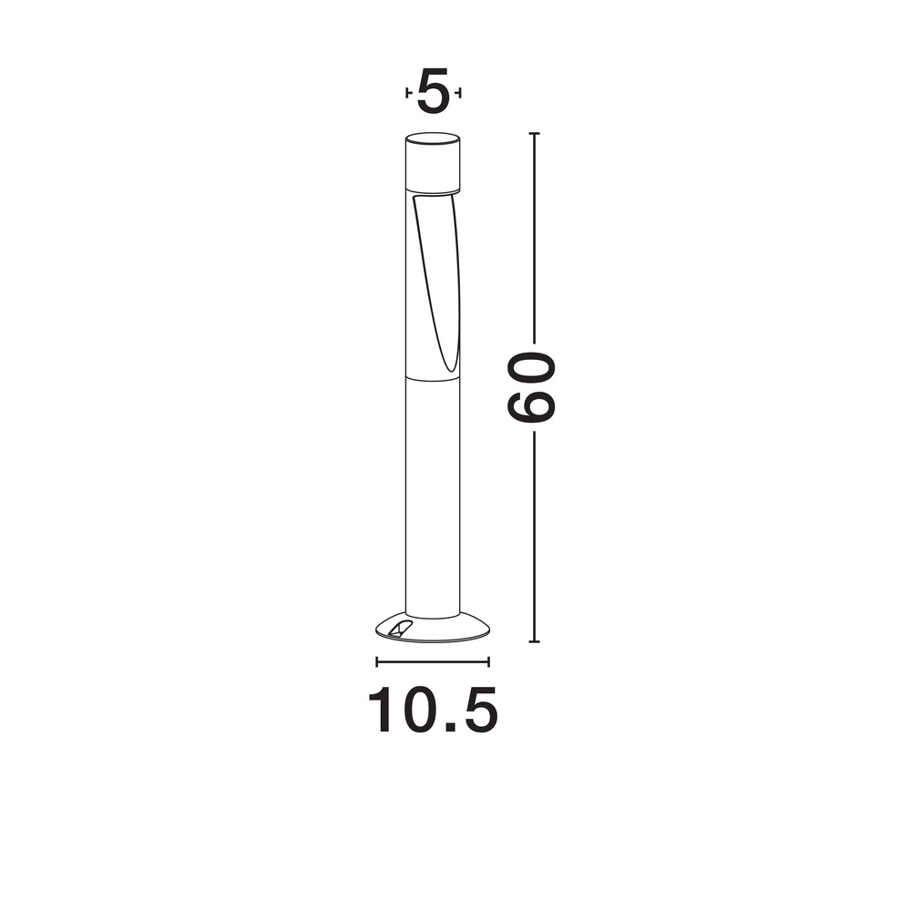 Lampe d’extérieur élégante Nooi 60cm Lyora 5212017476562