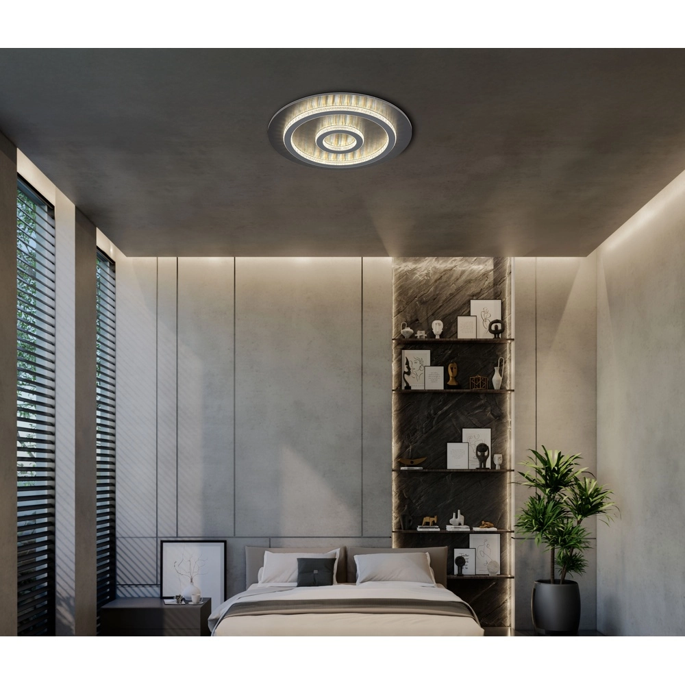 Lampe de plafond Jayden noir Ø 45cm Globo 9007371528837