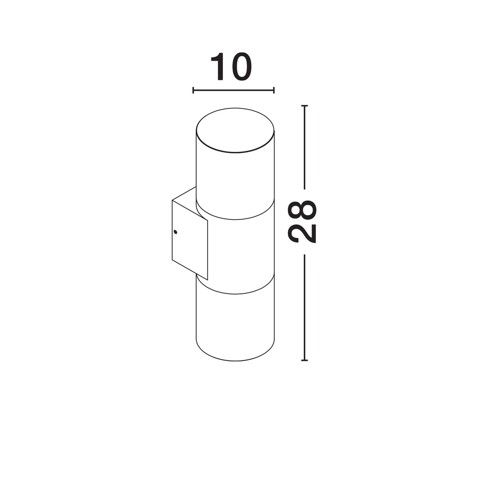 Applique murale design Paul noir Lyora 5212017448248
