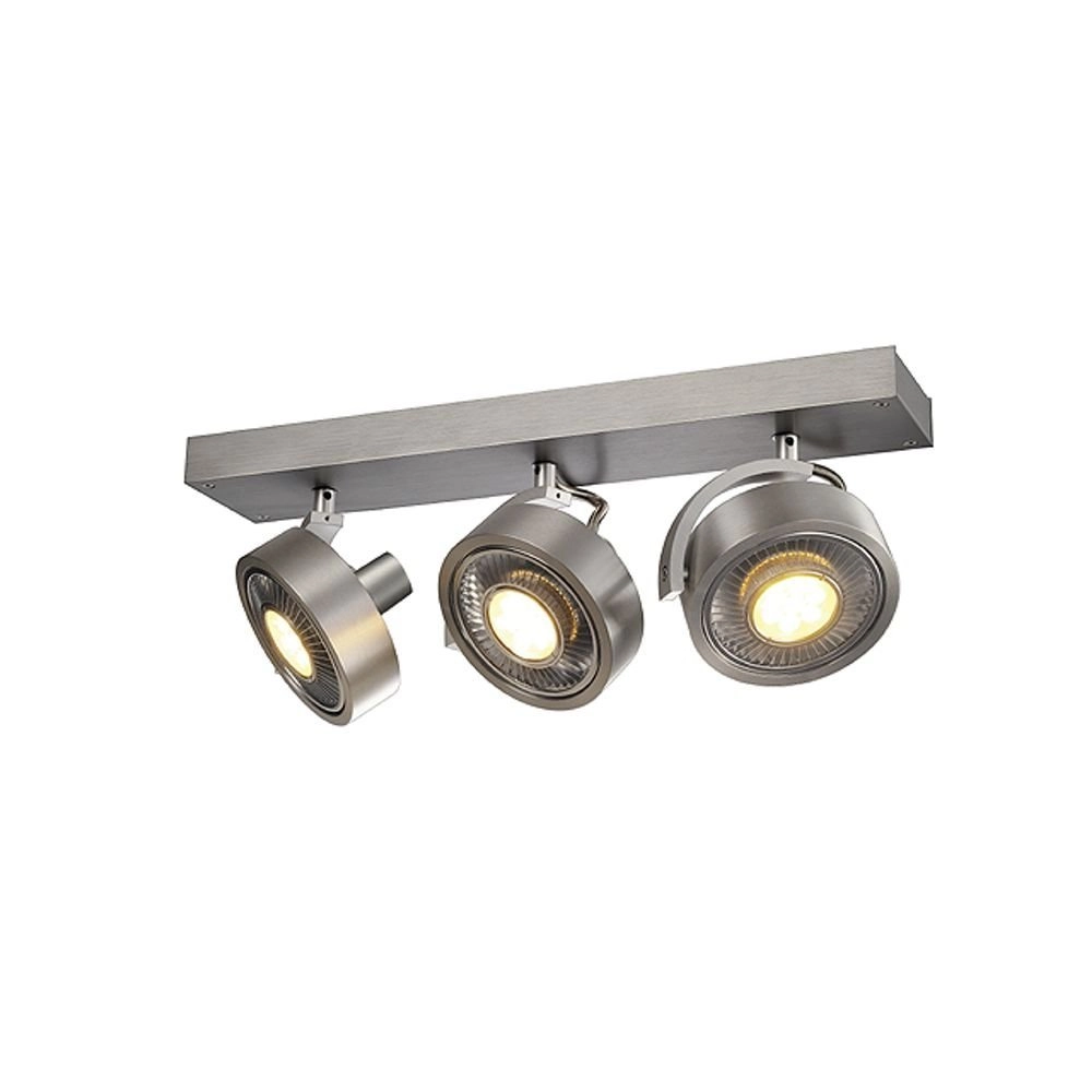 spot Kalu 3 QPAR111 Gris métallisé à 3 lumières SLV 4024163142441