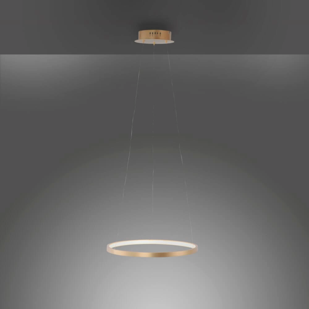 Lampe suspendue ronde Circle or Ø 39cm Just Light 4043689960391