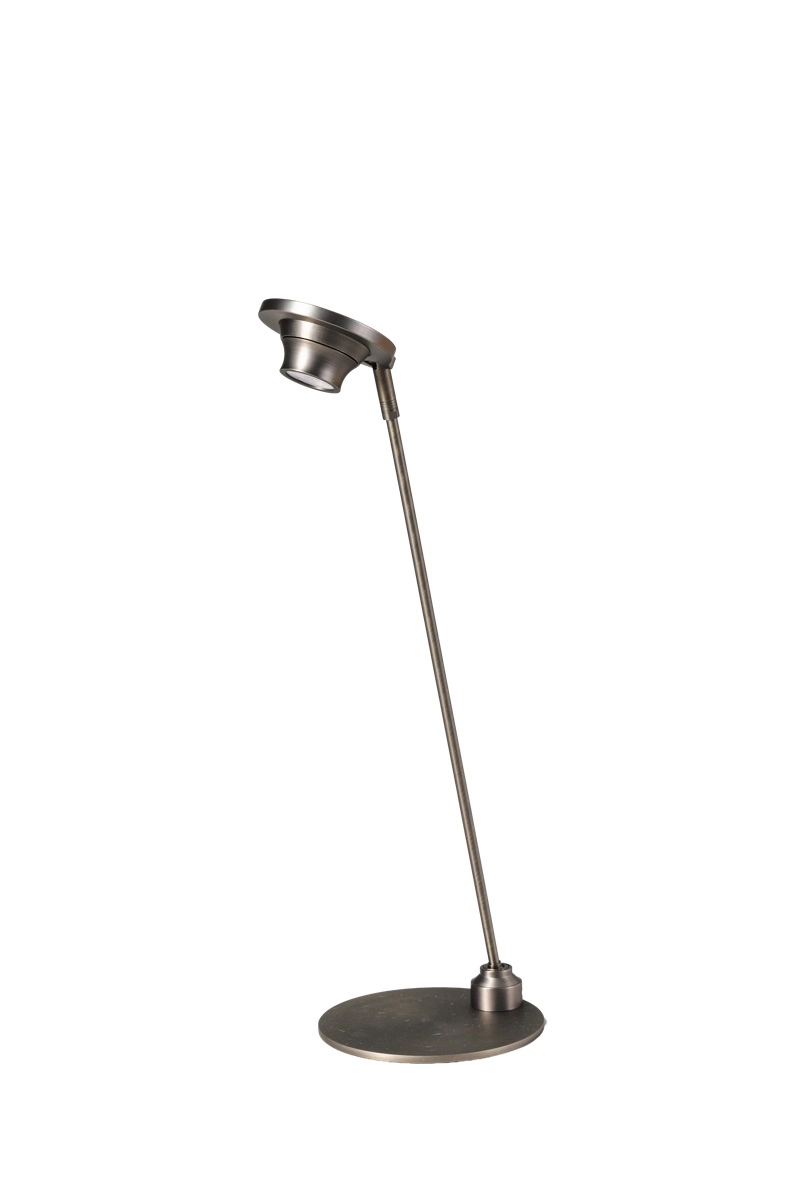 Lampe de table LED moderne Angelique Nickel noir