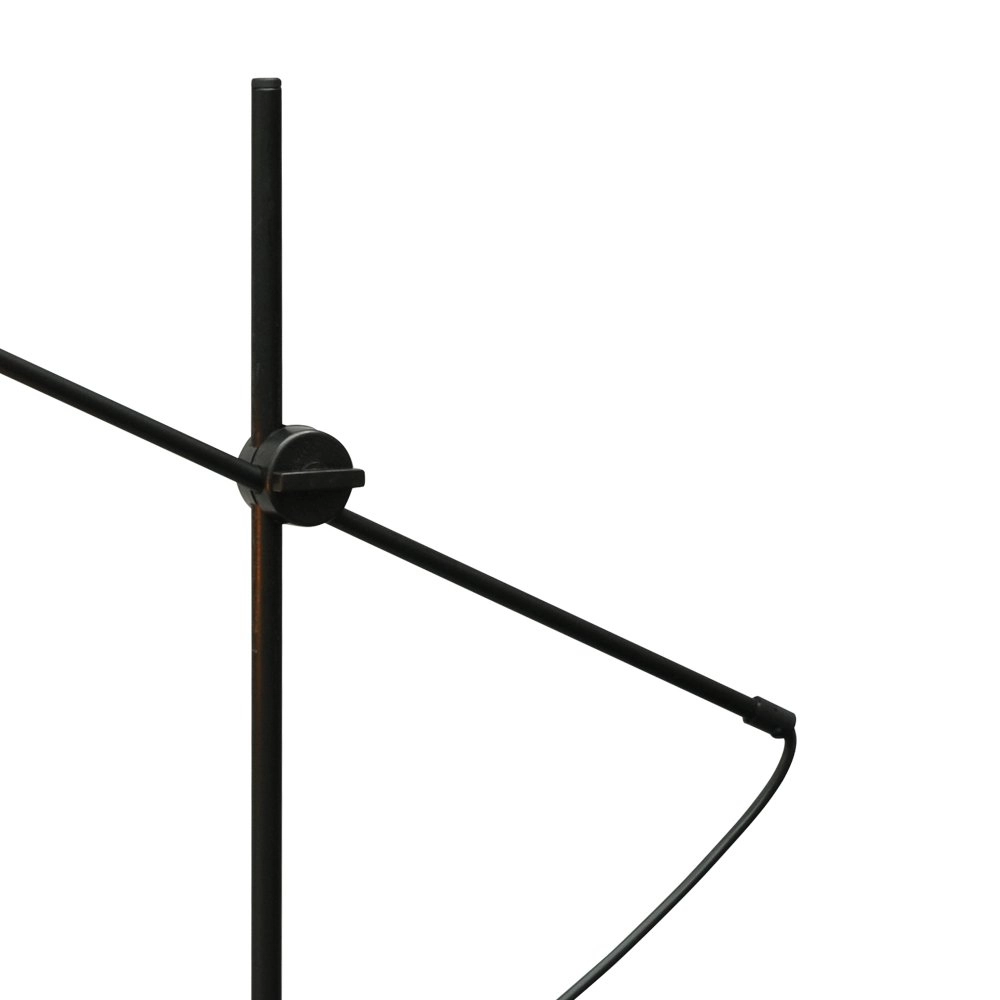 Lampe de table noire avec de l'or Bounty avec verre cylindrique Masterlight 8718121248509