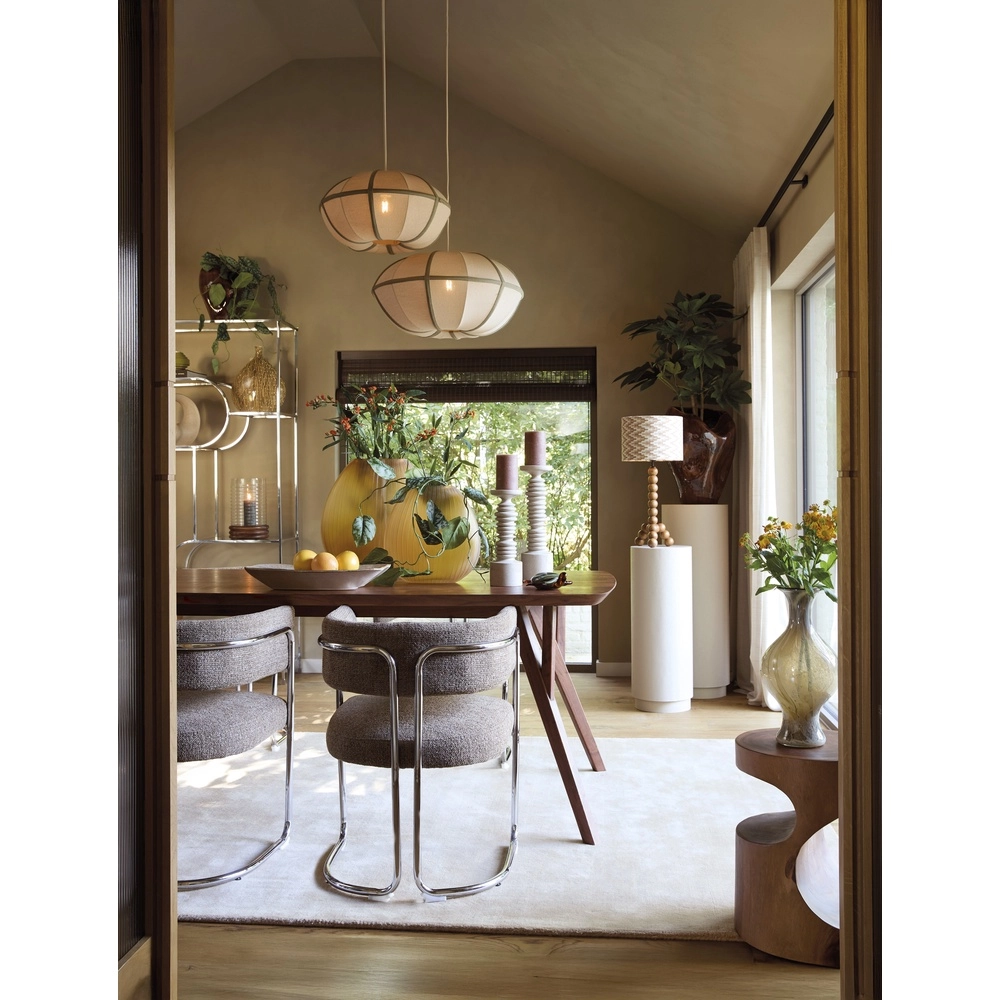 Lampe pendante Japandi Mirelys Ø 61cm - vert olive Light & Living 8717807835910