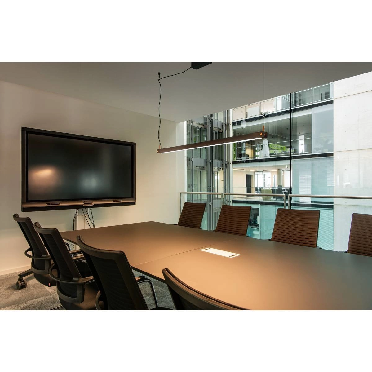Lampe suspendue à LED Noya 120 cm noir SLV 4024163236843