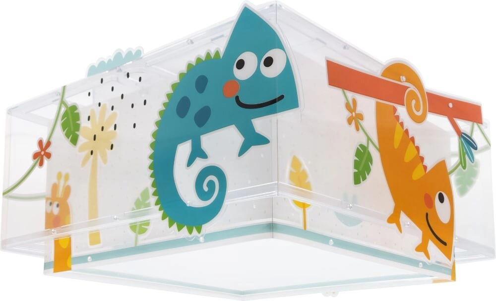 Plafonnier design pour chambre d'enfant Happy Jungle Dalber 8420406633169