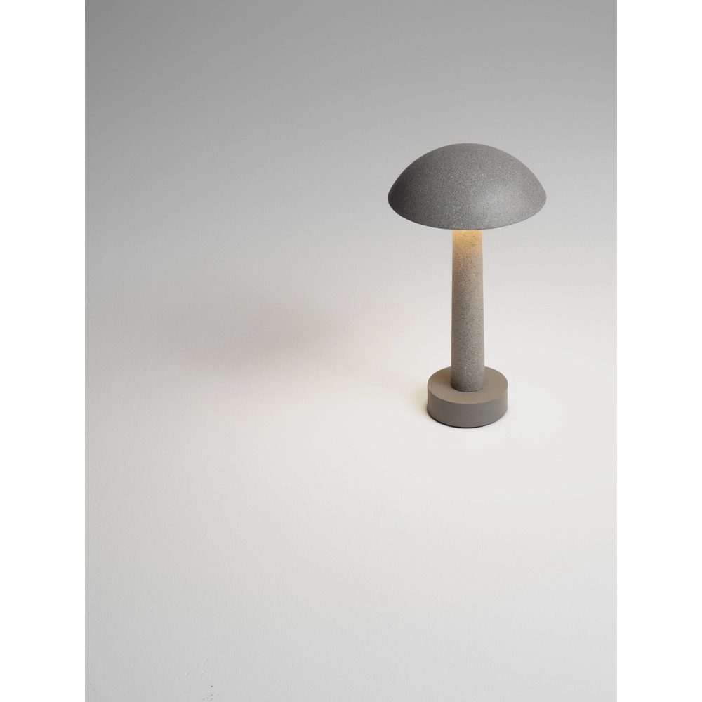 Lampe de jardin ronde Tura gris béton 35cm Lyora 5212017454638