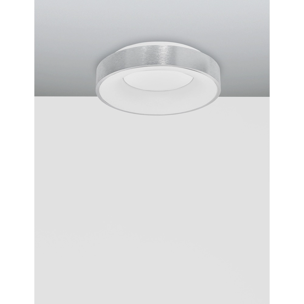 Plafonnier Rando Thin gris argenté Ø 38cm Plafonnier Rando Thin gris argenté Ø 38cm