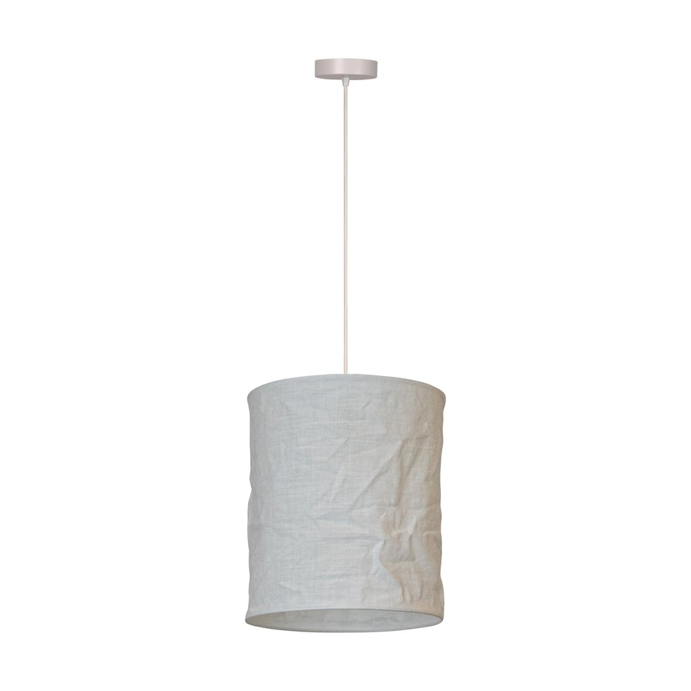 Lampe suspendue Tissaja Ø 30cm de blanc