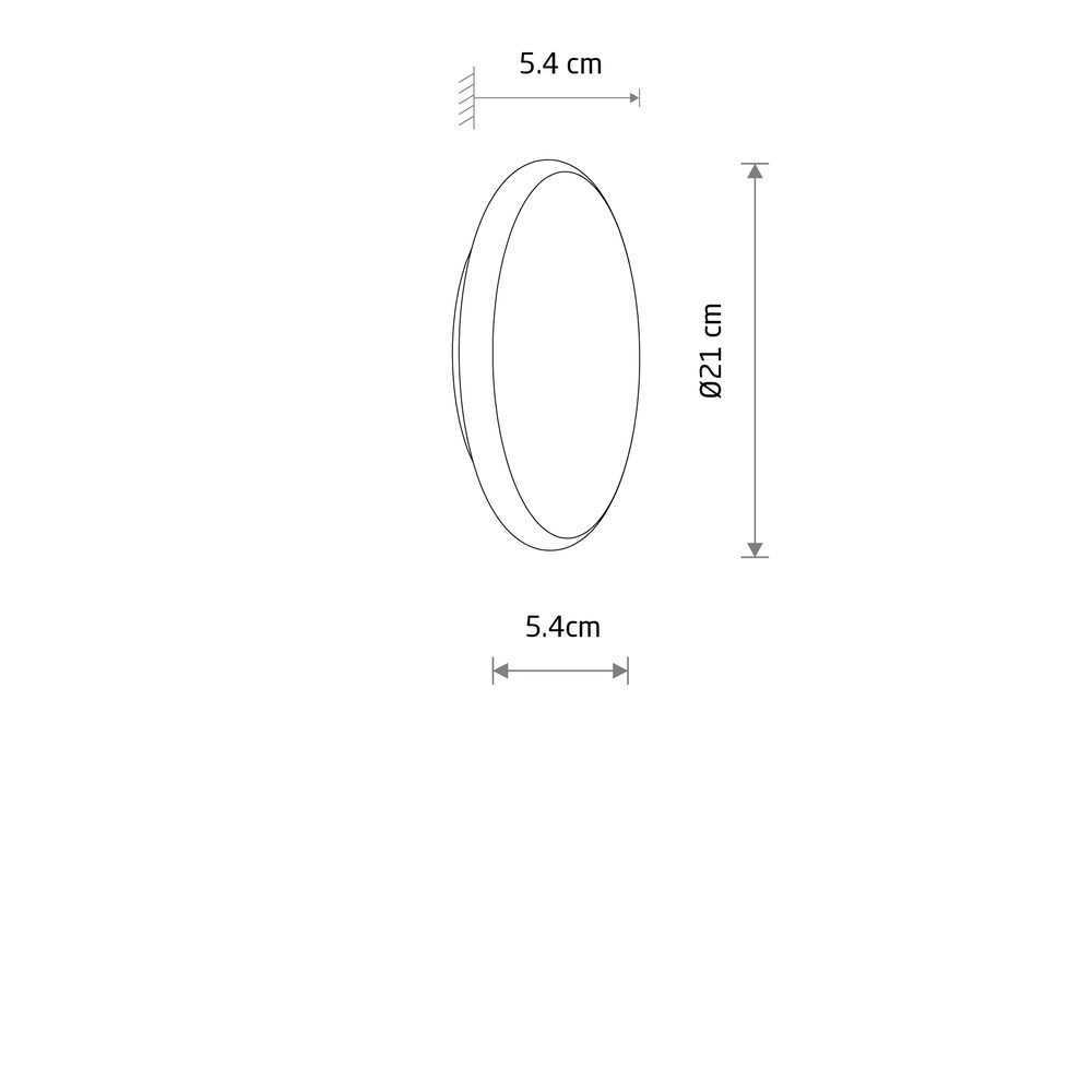 Lampe murale Astra Led Or Lyora 5903139119429