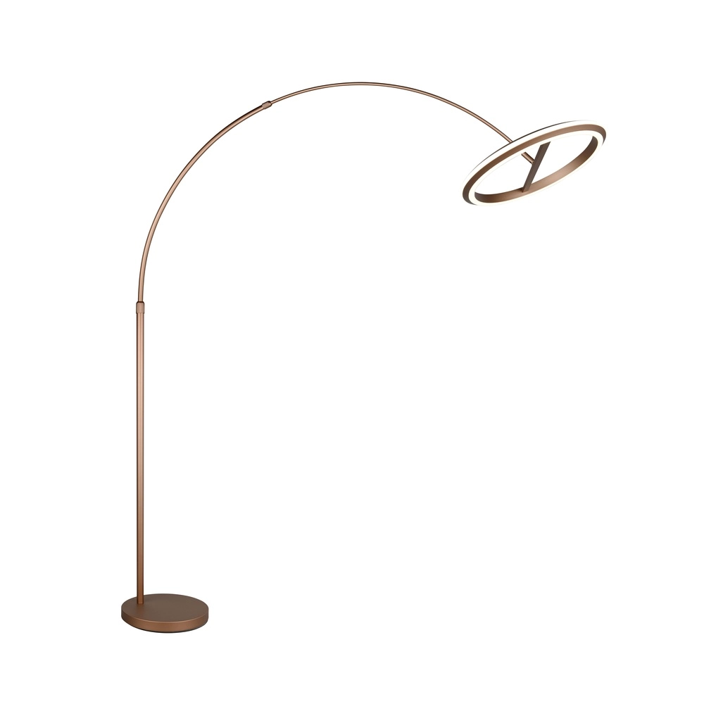 Lampe de pied Amador marron moka Trio 4017807688177