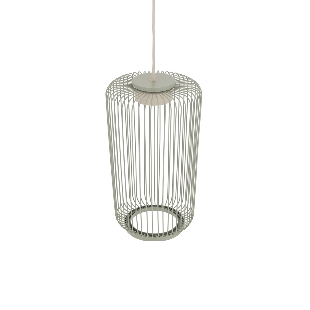 Lampe cage Kenai vert sauge Ø 20cm Lyora 5903139122252