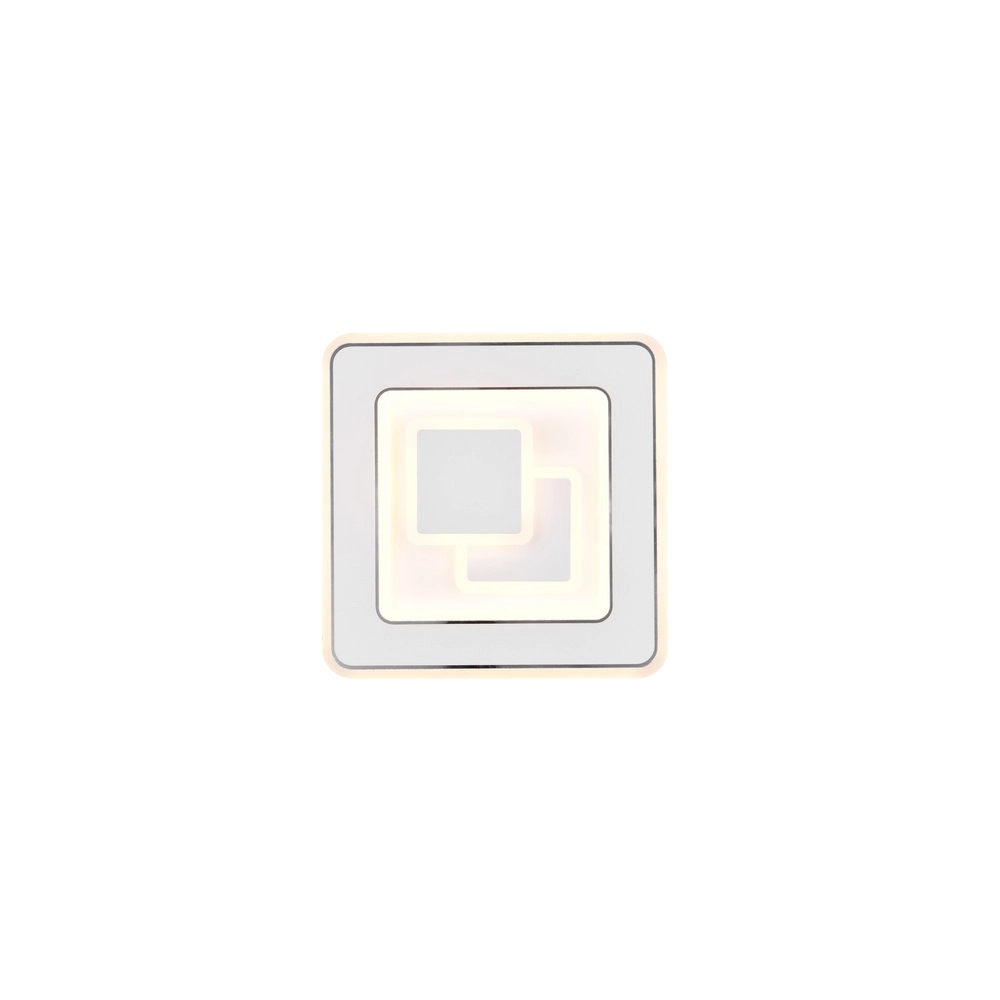 Lampe de plafond Tamaro Carré blanc Trio 4017807704396