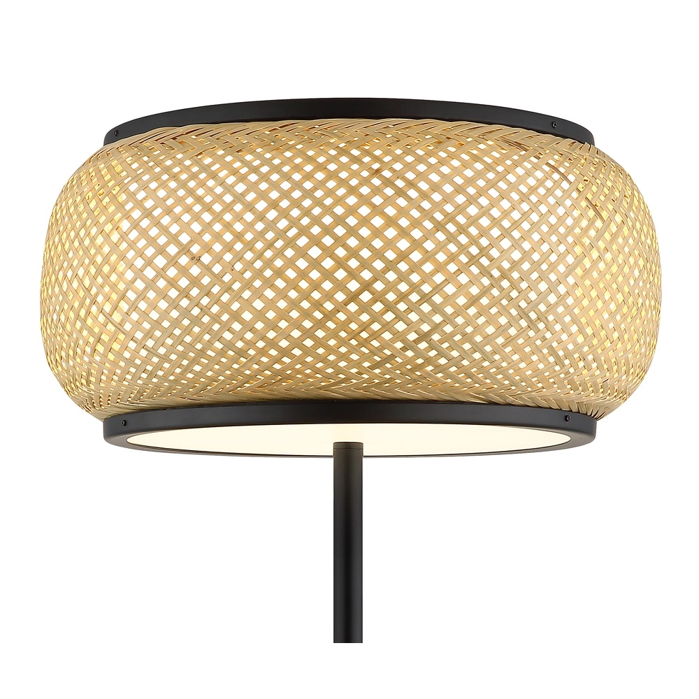Lampe de pied Bambora avec du bambou Ø 38 cm Globo 9007371569861