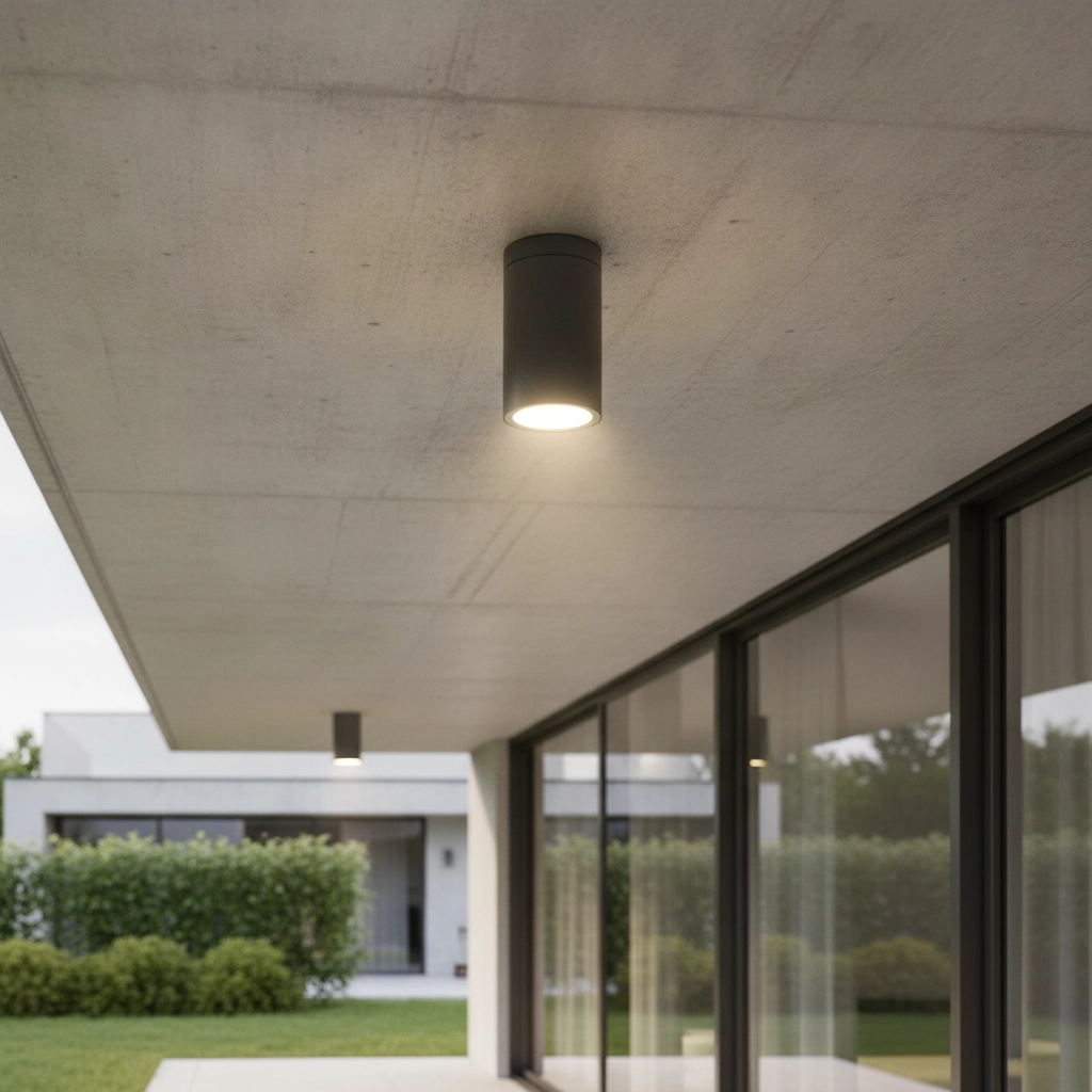 Projecteur rond Cerise anthracite