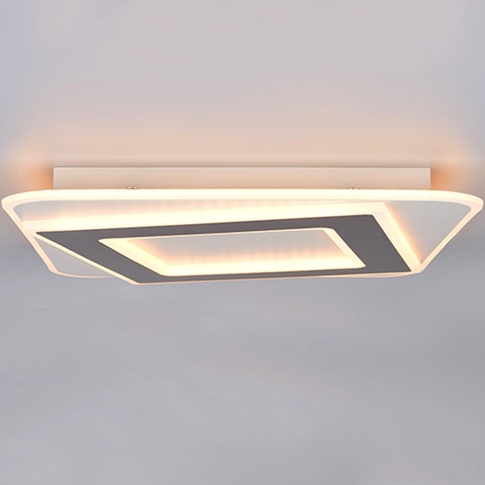 Lampe de plafond Yomi marron moka carré Trio 4017807704273