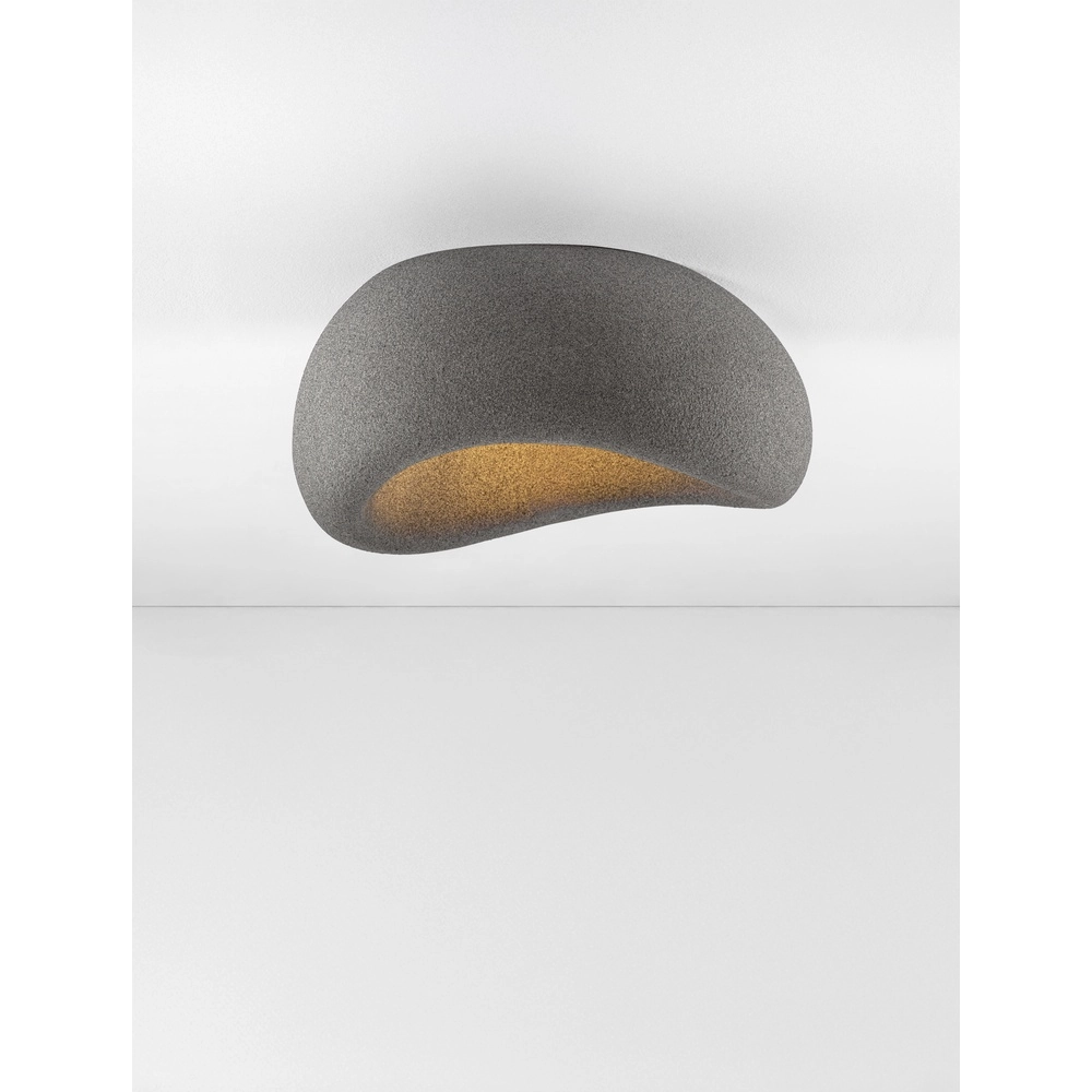 Plafonnier naturel Aere gris 50cm Lyora 5212017476777
