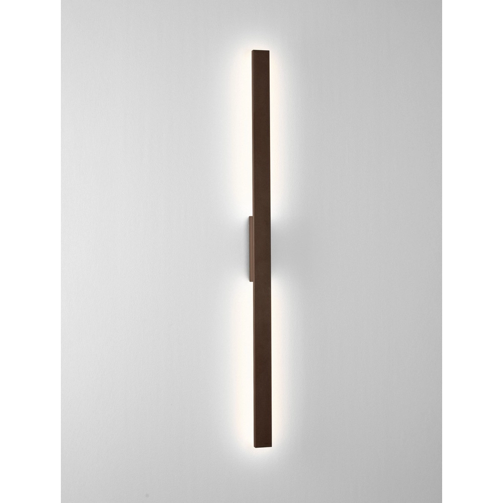 Applique murale élégante Doul Brun rouille 121cm