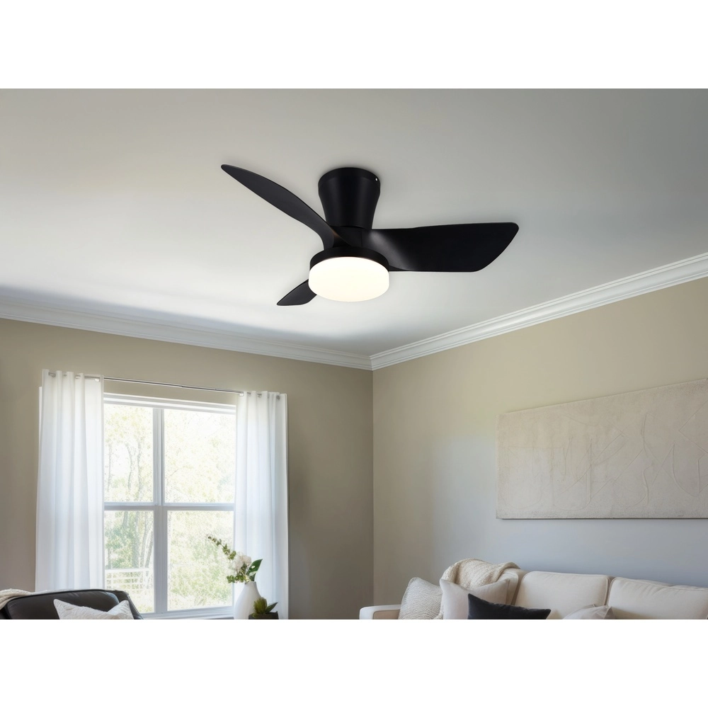 Ventilateur de plafond conçu Randers Noir Trio 4017807643787