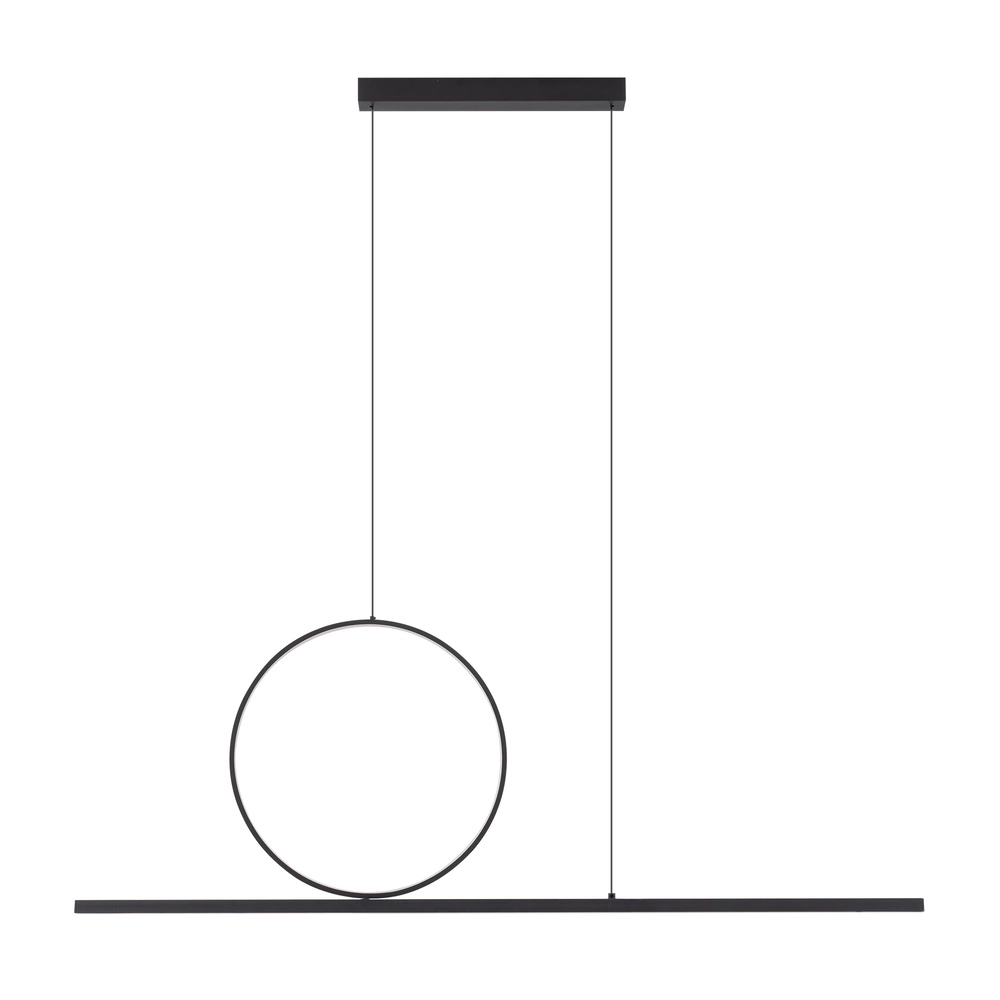 Lampe pendante moderne Lineo Led Noir