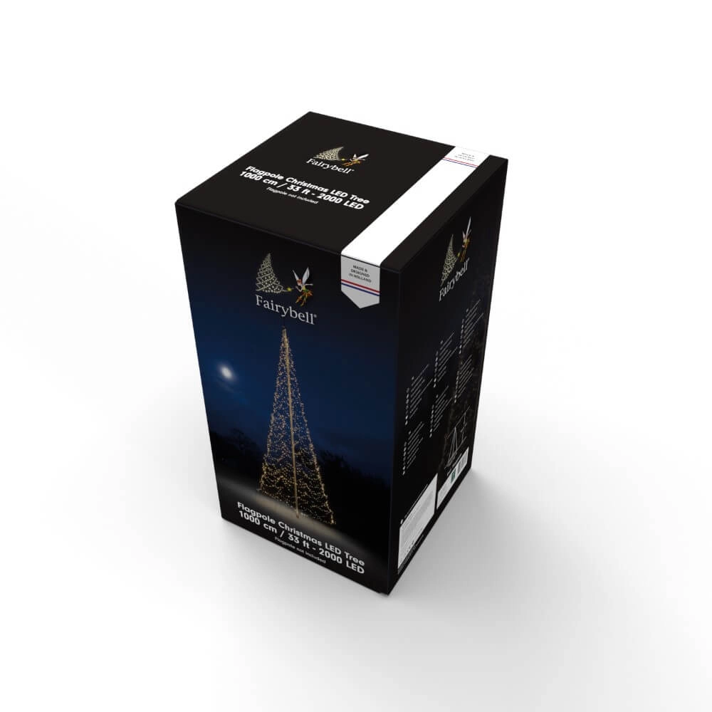 10 meter - 2000 Led - Warm White - No Pole Fairybell 8718781474331