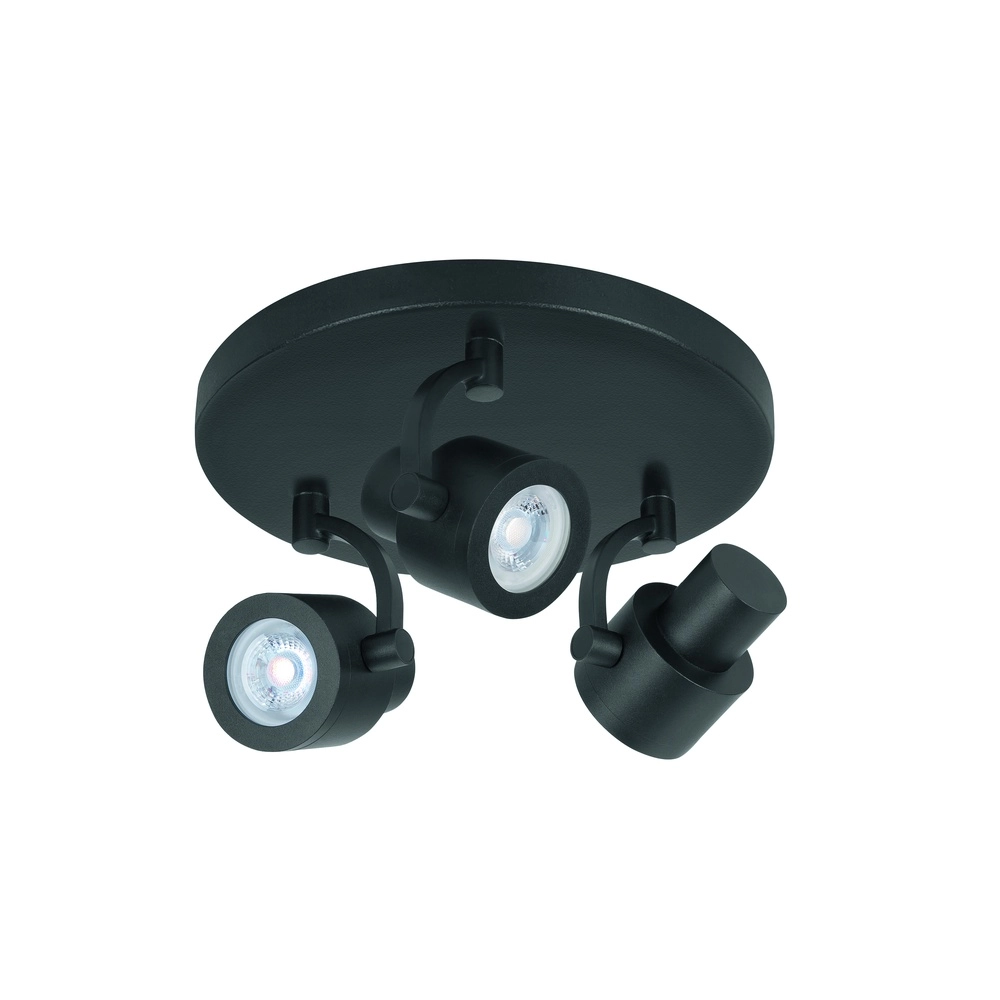 Moquerie Alto Noir 3 lumières rond Moquerie Alto Noir 3 lumières rond