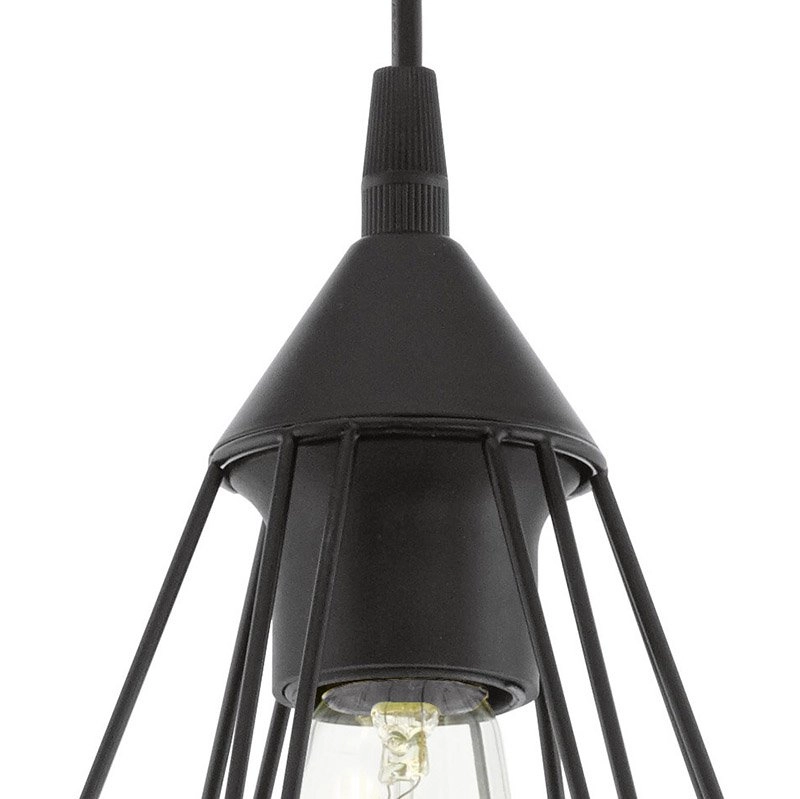 Lampe à suspension Tarbes 17 cm noir Eglo 9002759941871