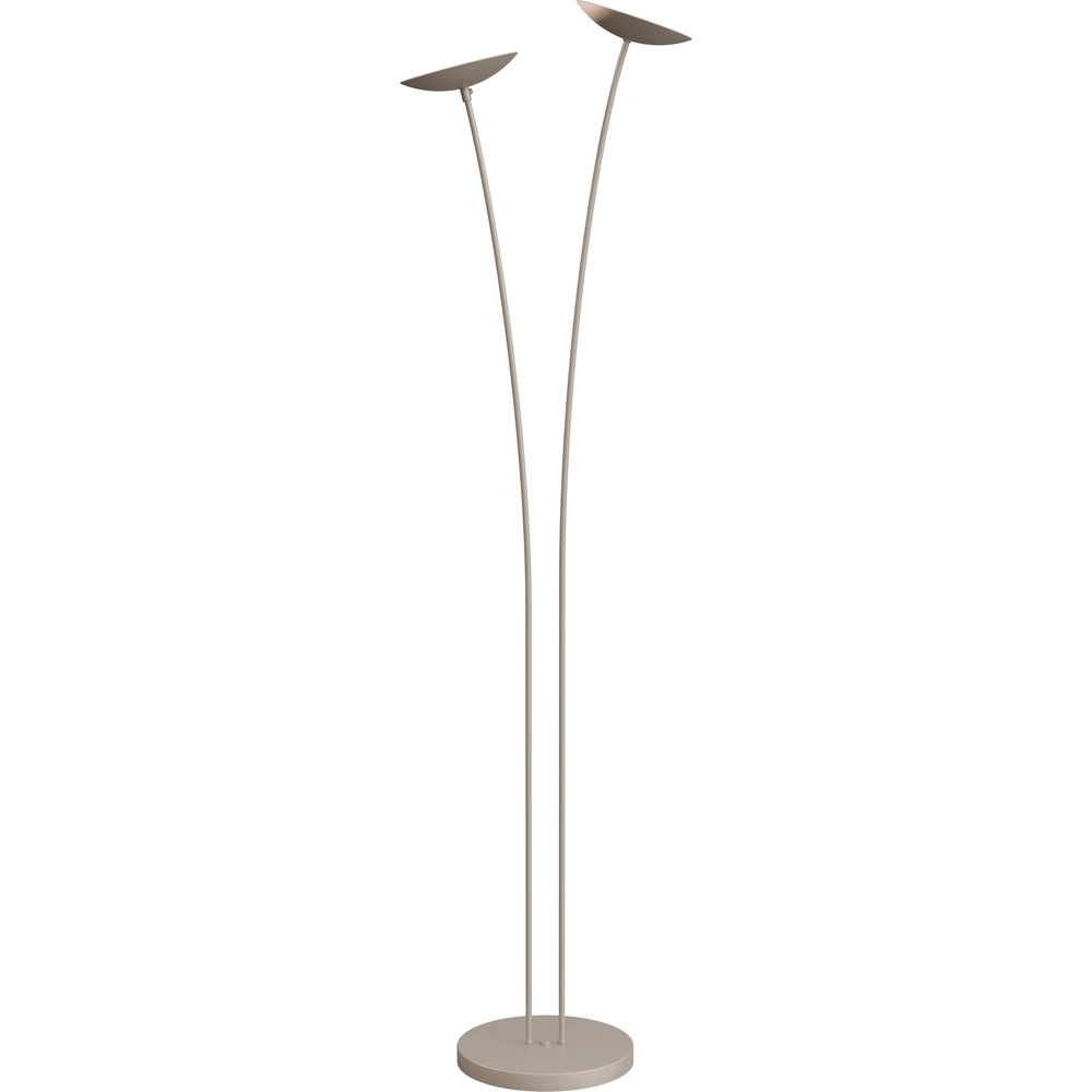Lampadaire de conception Scala Terra beige à 2 couleurs