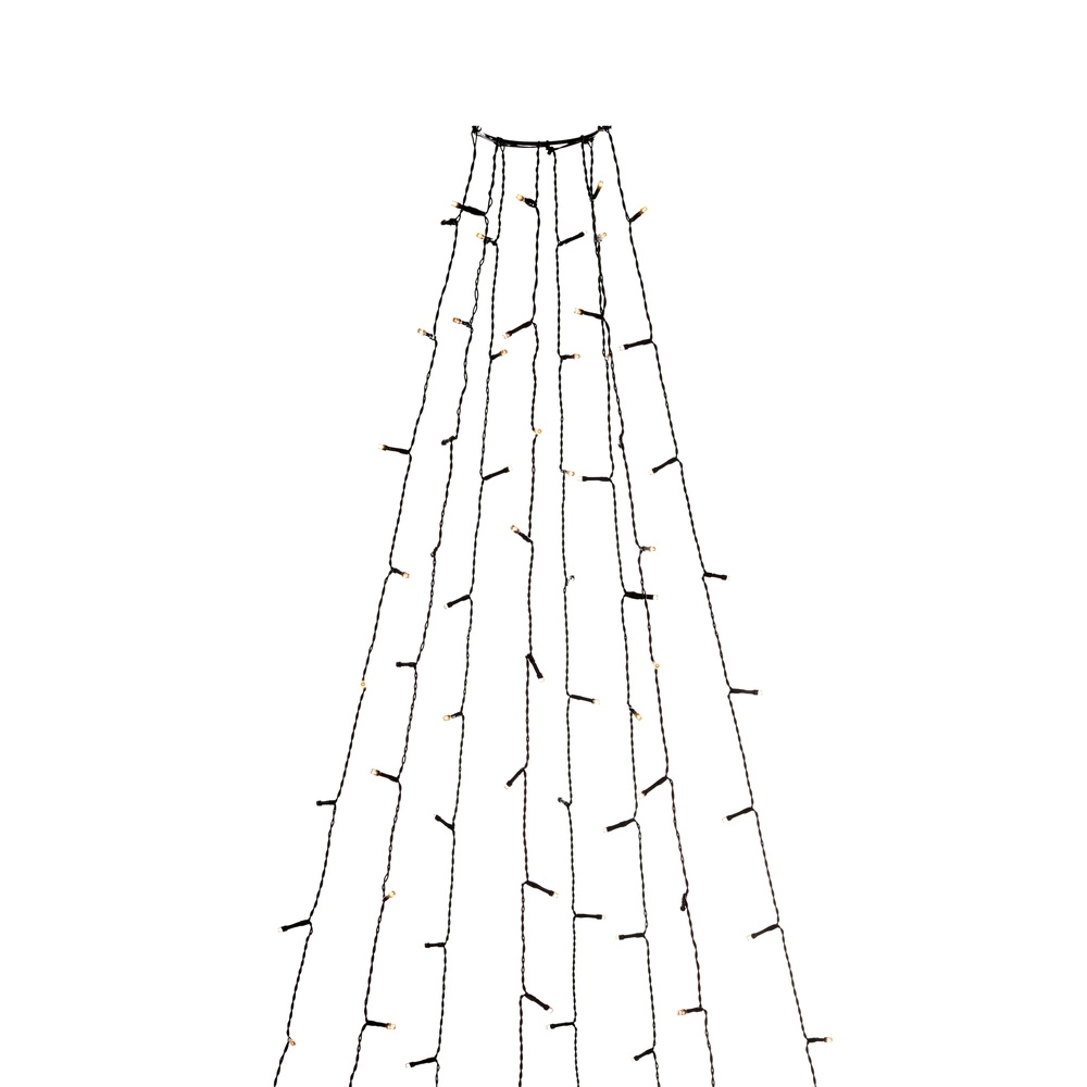 Kit d’éclairage 560cm - 8x 70 led - 2200K pour sapin de Noël KonstSmide 7318306322812