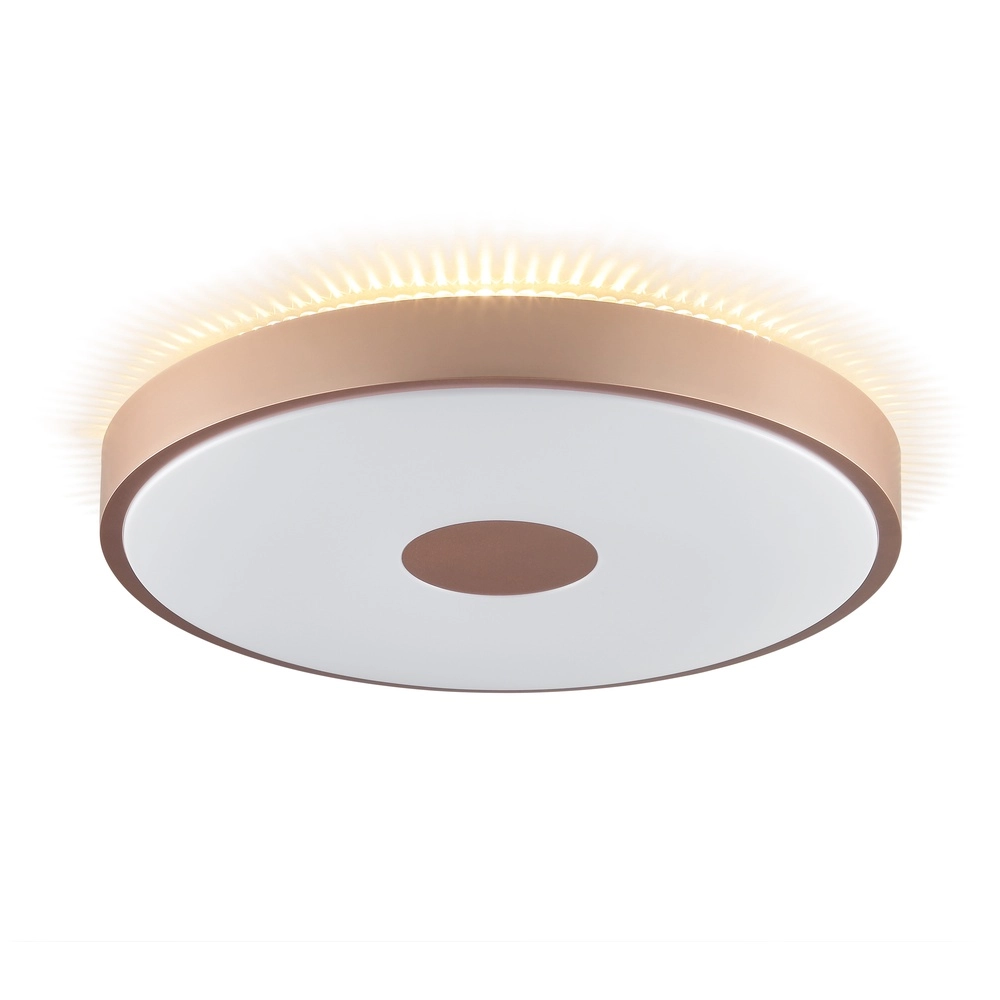 Éclairage de plafond Tavis or rose Ø 44,5 cm Brilliant 4004353477584