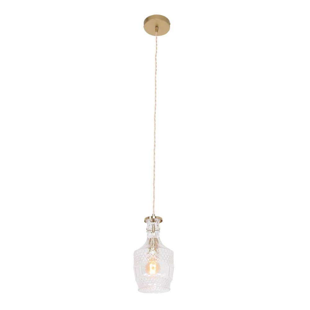 Lampe suspendue classique Grazioglass Ø 12,5 cm Steinhauer 8712746166330