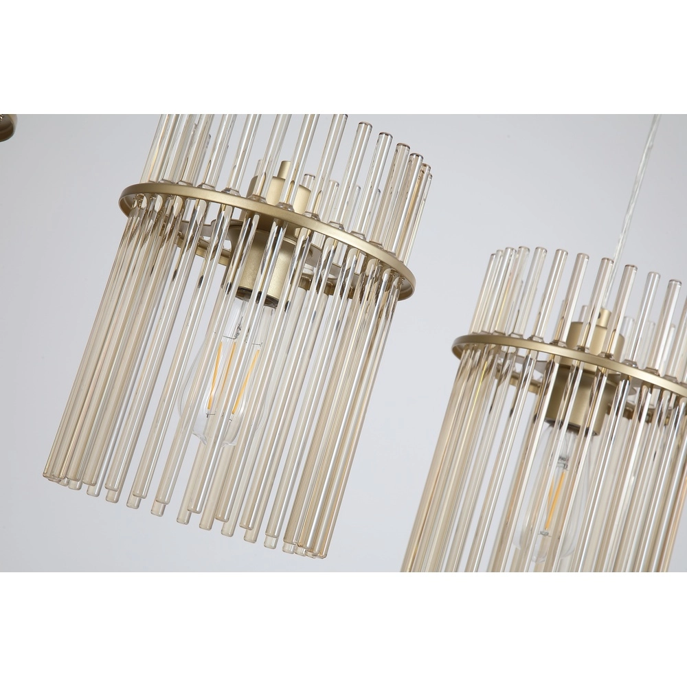 Suspension Swizzle Or 4 lumières Searchlight 5053423308852