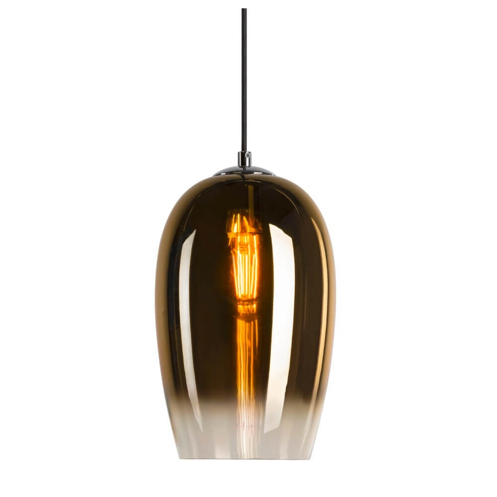 Suspension en verre Pantilo verre doré - Ø18cm Suspension en verre Pantilo verre doré - Ø18cm