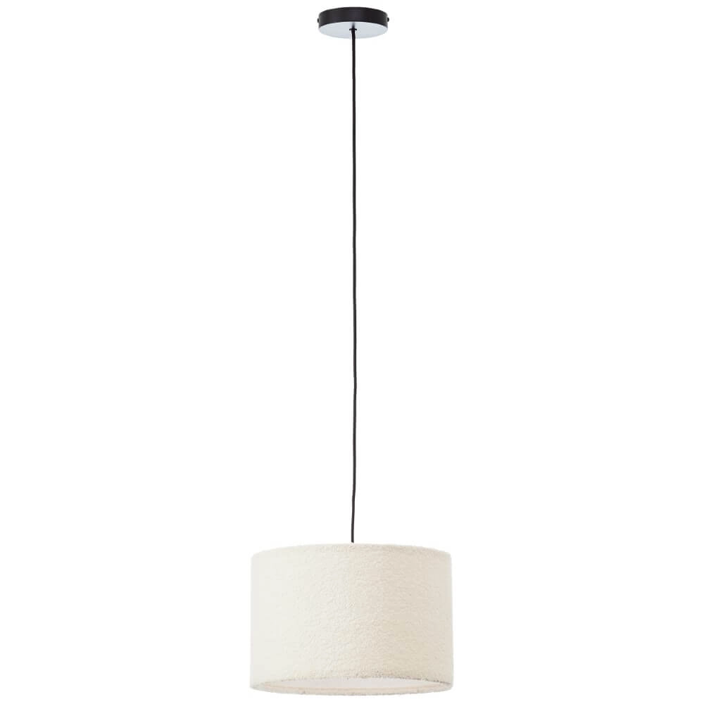 Lampe à suspension crème Teddy Ø 35 cm Brilliant 4004353447266