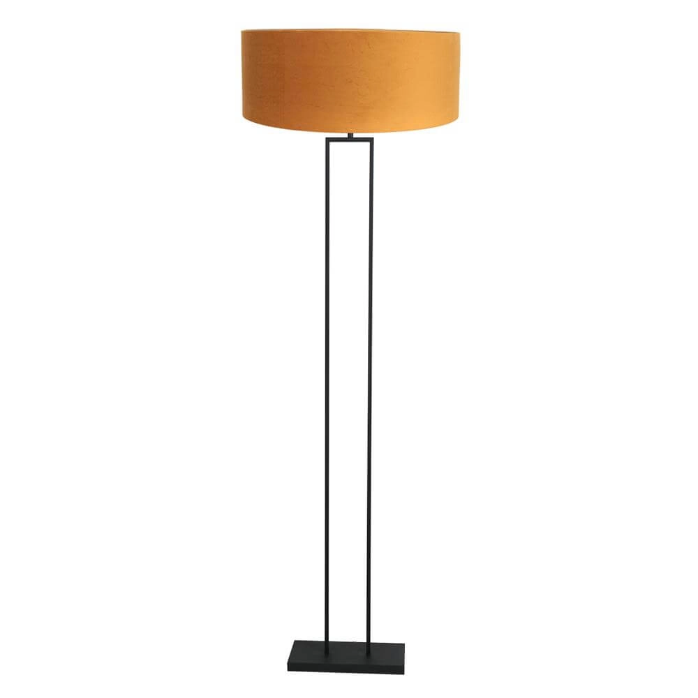 Lampadaire 160cm Stang Noir avec capuche doré