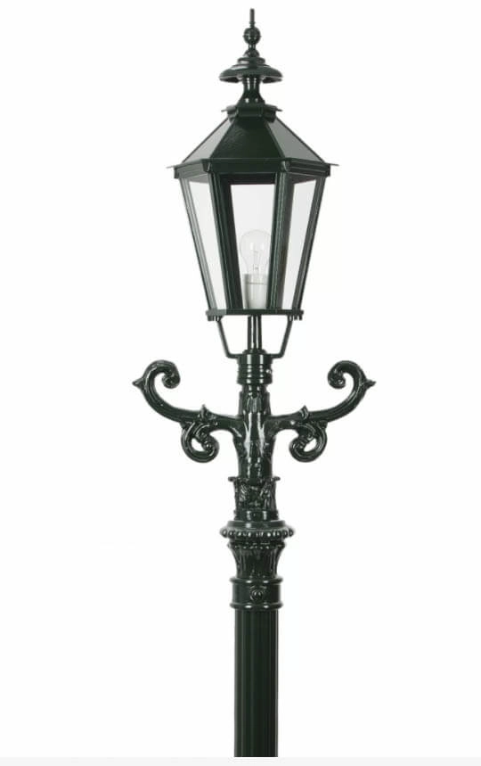 Ancienne lanterne hollandaise Siegburg noir KS 8714732090902